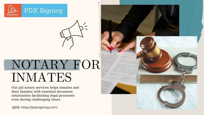 Notary For Inmates