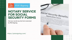 Notary Service for Social Security Forms