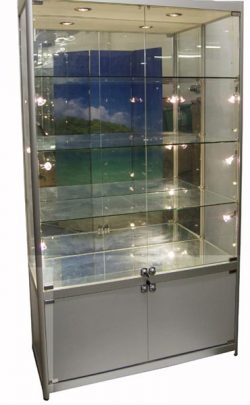 Aluminium Glass Mirrored Cabinets 1200X400X1980mm SM Code 99535