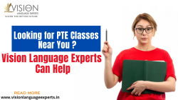 Looking for PTE Classes Near You? Vision Language Experts Can Help