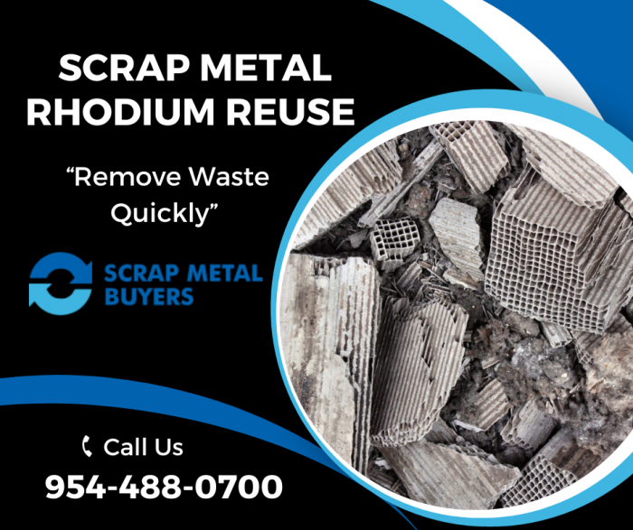 Recycling Rhodium Scrap Materials