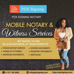 Same Day Notary and Witness Service