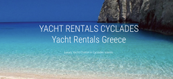 Yacht Rental Cyclades