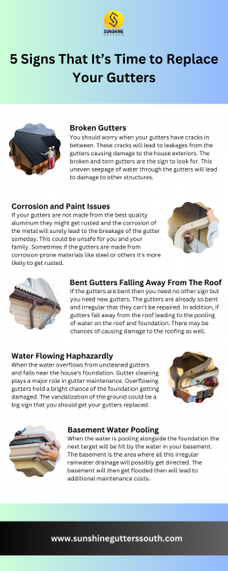 5 Signs That It’s Time to Replace Your Gutters