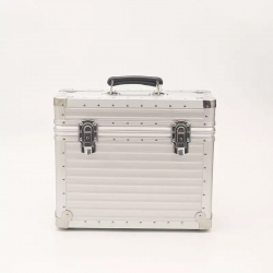 Silver Aluminum Tool Safe Case With Empty Lining – MSACase