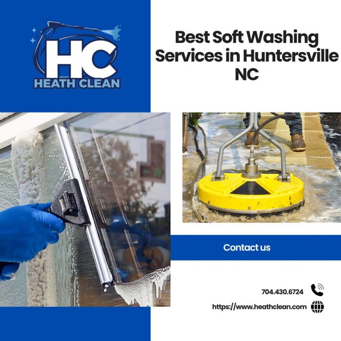 Maintain the Charm of Your Home with the Best Soft Washing Services in Huntersville, NC – Heath  ...