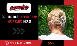Get Stylish Sports Team Hair Clips Today!