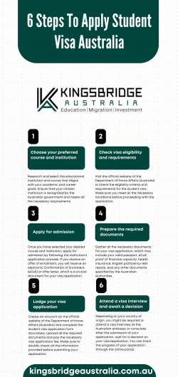 6 Steps To Apply Student Visa Australia