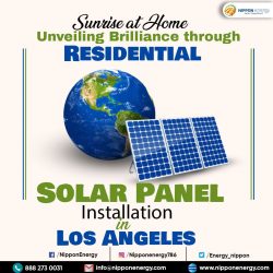 Sunrise at Home: Unveiling Brilliance through Residential Solar Panel Installation in Los Angeles