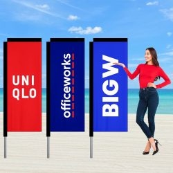 Get Noticed with Vibrant Teardrop Flags from Flag Banner Online