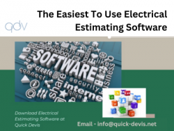 The Easiest To Use Electrical Estimating Software | Quick Devis