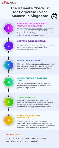 The Ultimate Checklist for Corporate Event Success in Singapore
