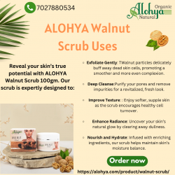 Benefits Of Alohya Walnut Scrub Uses