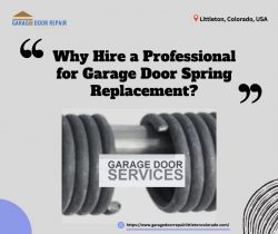 Why Hire a Professional for Garage Door Spring Replacement in Littleton, Colorado