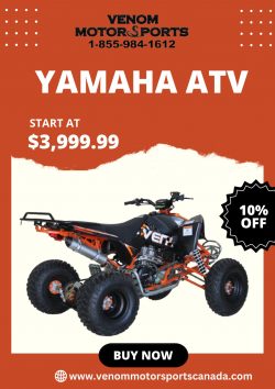 Best Yamaha ATVs for Sale: Venom Motorsports Canada