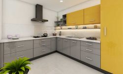 Introducing the Allure L-Shape Modular Kitchen Design
