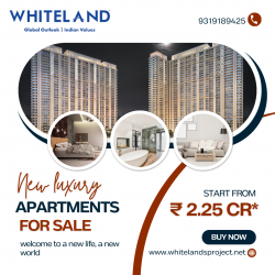 How can you reach Whiteland Sector 103 for upcoming new launch luxury flats?