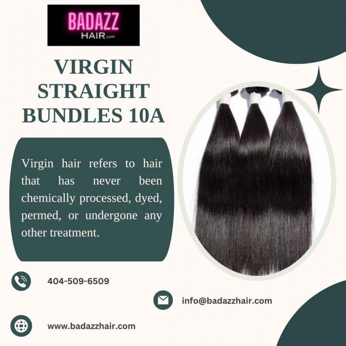 Badazz Hair | Elevate Your Look with 10A Virgin Straight Bundles