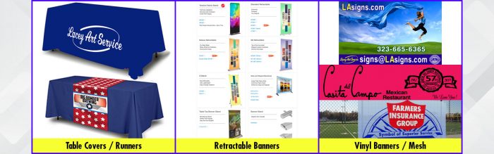 Print Outdoor and Custom Banners in Los Angeles