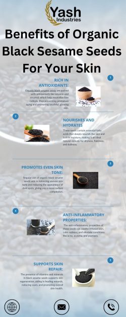 Benefits of Organic Black Sesame Seeds For Your Skin