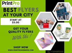 Flyers Printing by PrintPro: Increase Business Visibility with High-Quality Prints