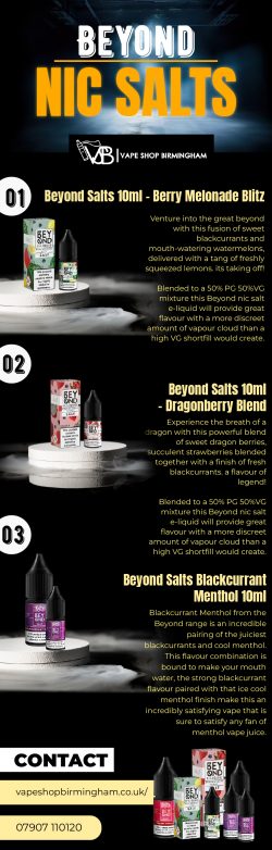Beyond Nic Salts: A Flavorful Journey at Vape Shop Birmingham