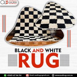 Black And White Rug