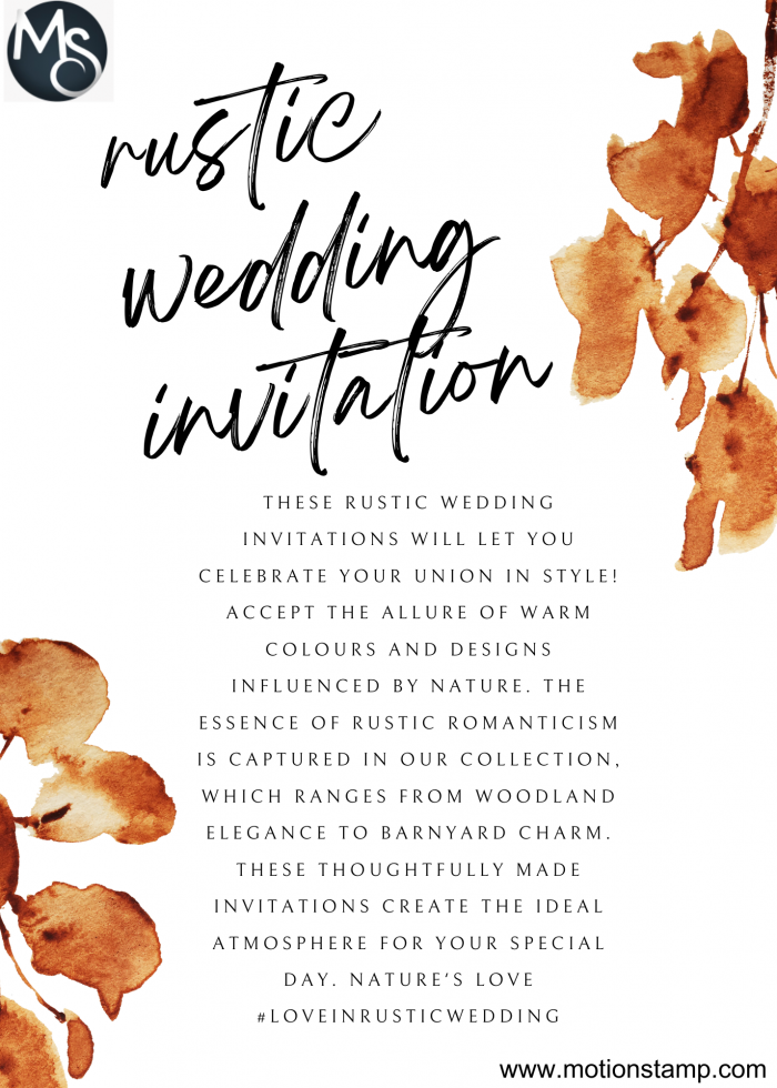 Motion Stamp’s Animated Invitations Transform Your Rustic Wedding Dreams | Rustic Elegance ...