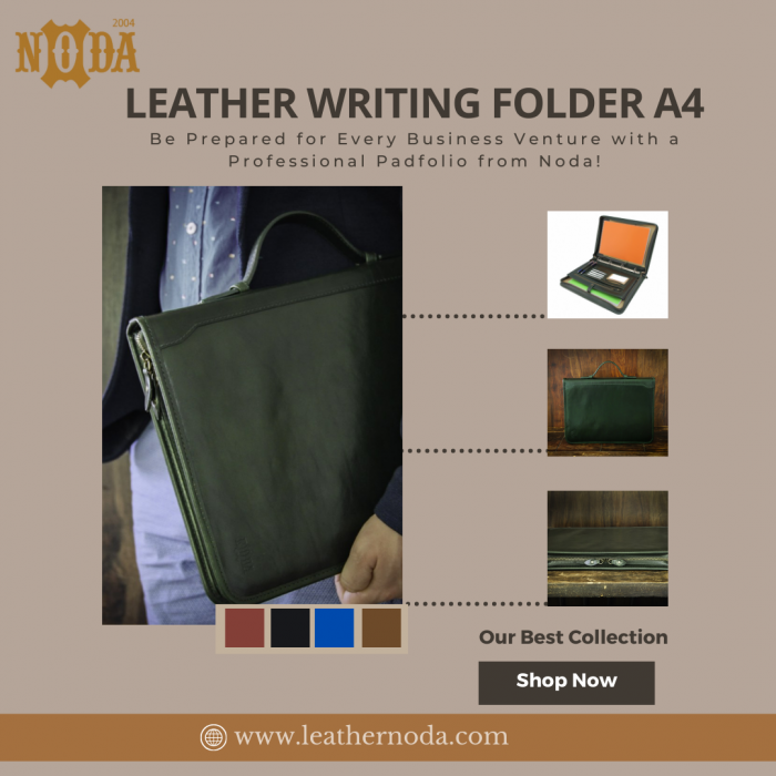 Exclusive Leather Padfolio Briefcase: Elevate Your Professional Presence!