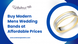 Buy Modern Mens Wedding Bands at Affordable Prices