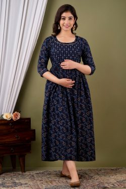 Cotton Maternity Gown Online