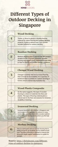 Different Types of Outdoor Decking in Singapore