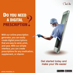 Digital prescriptions for hospitals