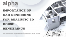 Architectural Design and Visualization – Alpha CAD Service