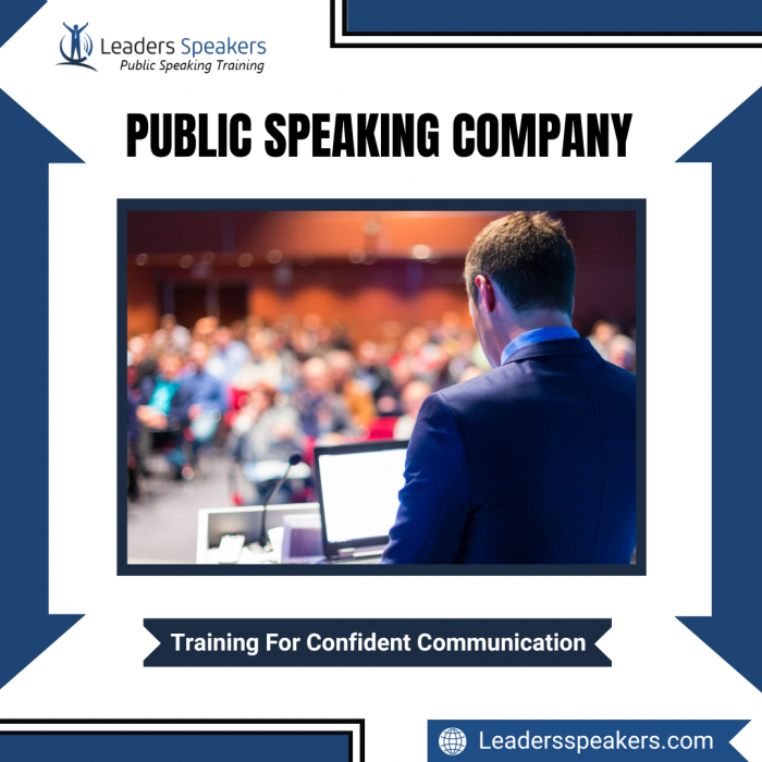 Executive Public Speaking Training