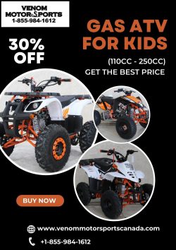 Buy Affordable Gas ATV for Kids – Venom Motorsports Canada