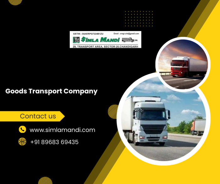 Efficient Goods Transport Solutions: Simla Mandi Premier Logistics Services