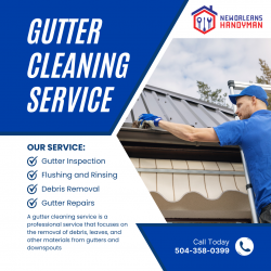 Efficient Gutter Cleaning in New Orleans