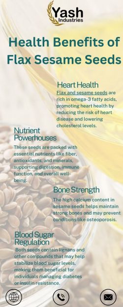 Health Benefits of Flax Sesame Seeds