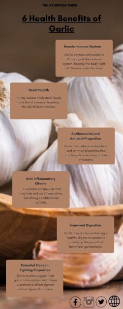 6 Health Benefits of Garlic
