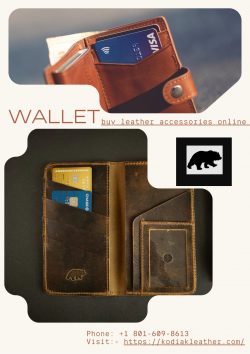 Elegance Redefined: Leather Checkbook Wallet from Kodiak Leather