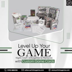 Level Up Your Game Night Craft Unforgettable Memories with Custom Game Cards