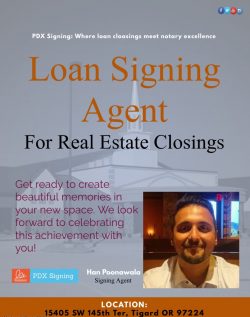 Loan signing agent for Real estate closings