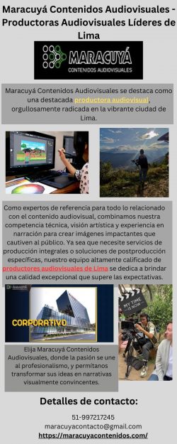 Maracuyá Contenidos Audiovisuales – Productoras Audiovisuales Líderes de Lima