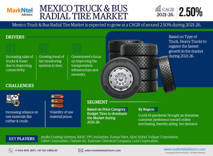 Mexico Truck & Bus Radial Tire Market Research Report: Forecast (2021-2026)