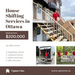 Top Rated House Shifting Services in Ottawa | Upmove Inc.