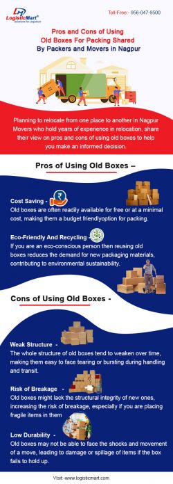 Pros and Cons of Using Old Boxes For Packing Shared By Packers and Movers in Nagpur
