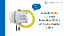 Reliable Water 12V Leak Detection: UbiBot LD1 Series 3 Meter Cable