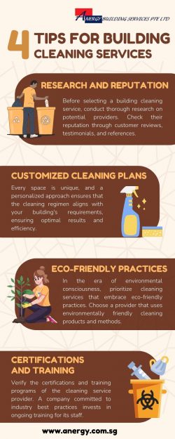 Sparkling Spaces 101: 4 Tips for Superior Building Cleaning Services