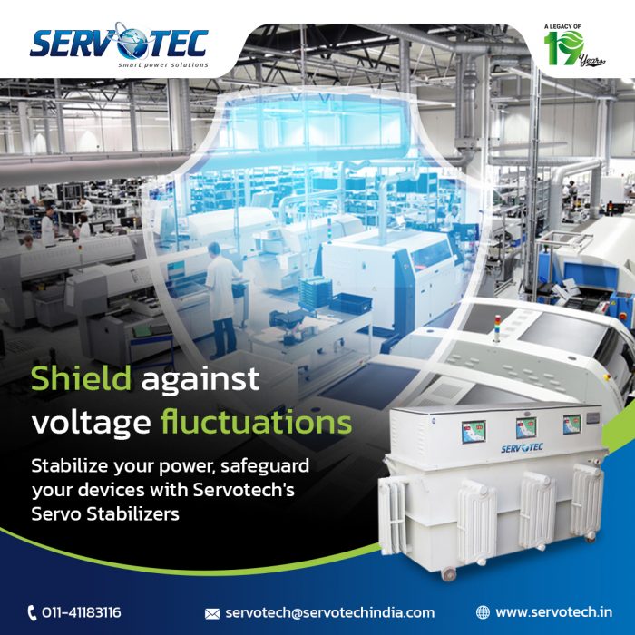 Sheild Against Voltage Fluctuation with Servotech’s Servo Voltage Stabilizer